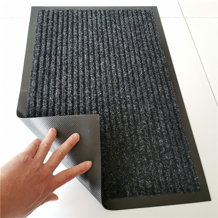 rubber back door mat