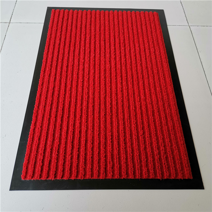 rubber backed mat