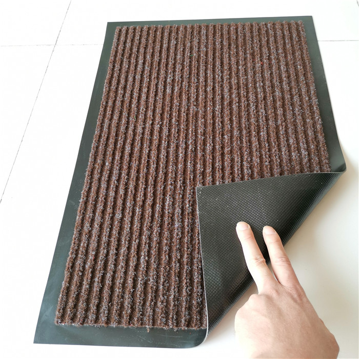 rubber backed mat