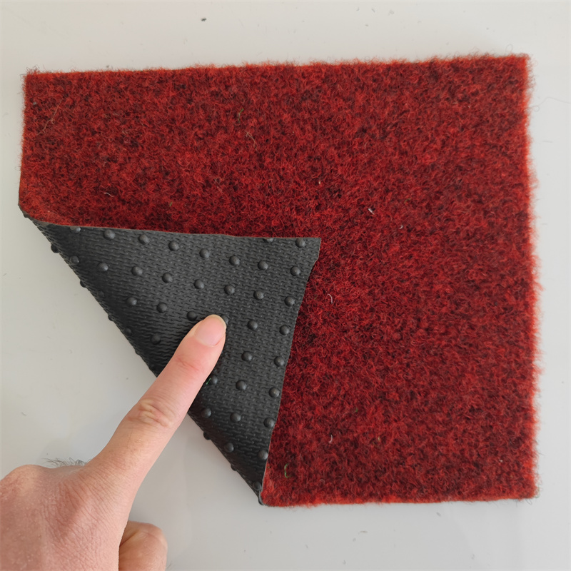 car foot mat spike bottom pvc car mat car carpet mat with spike backing