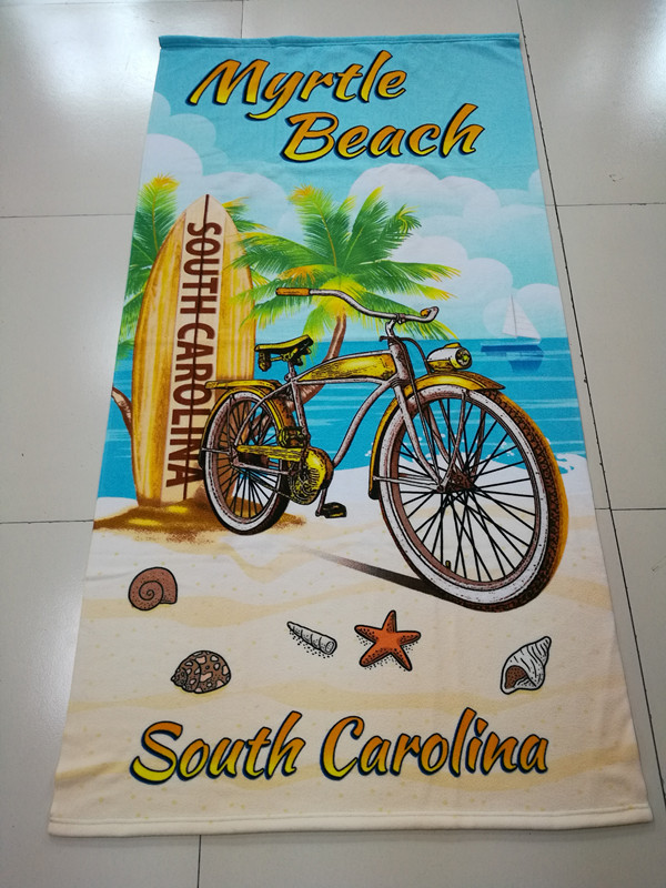 custom beach towels with logo custom print