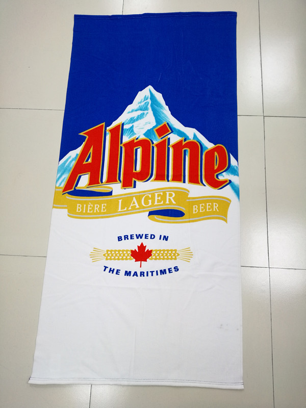 custom print microfiber beach towel