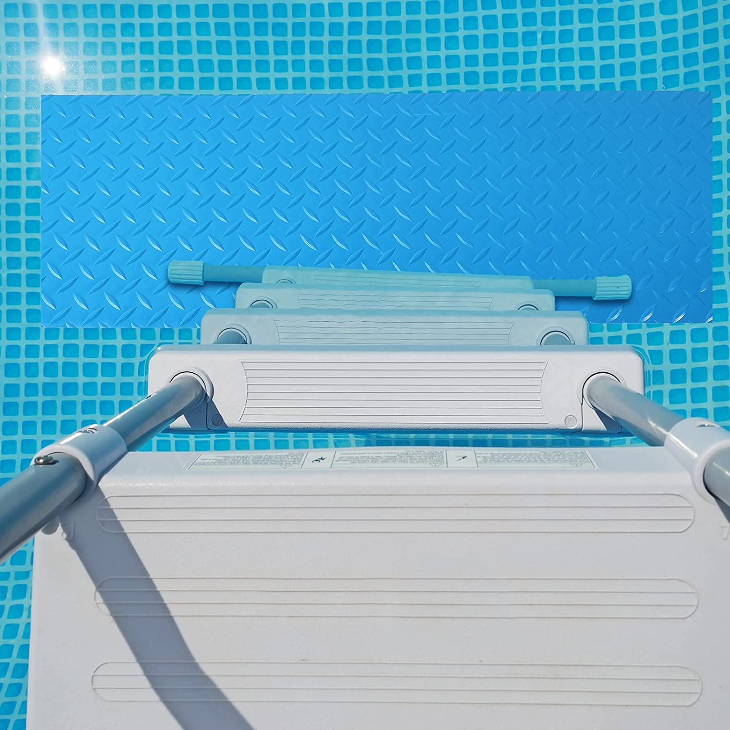 Swimming Pool Ladder Mat Pool Ladder Mat for Above Ground Inground Inflatable Pools - Pool Ladder Pad - Pool Step Mat - Pool Liner Protection Cushion