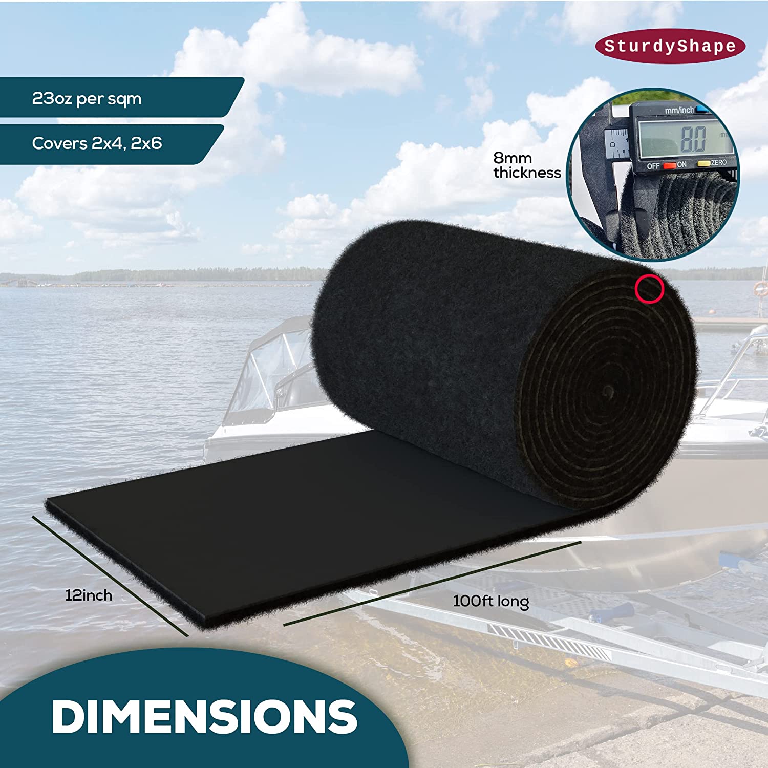 Supply Premium Boat Trailer Bunk Carpet Kit The Marine Carpet Boat   2531 202303131605475323 