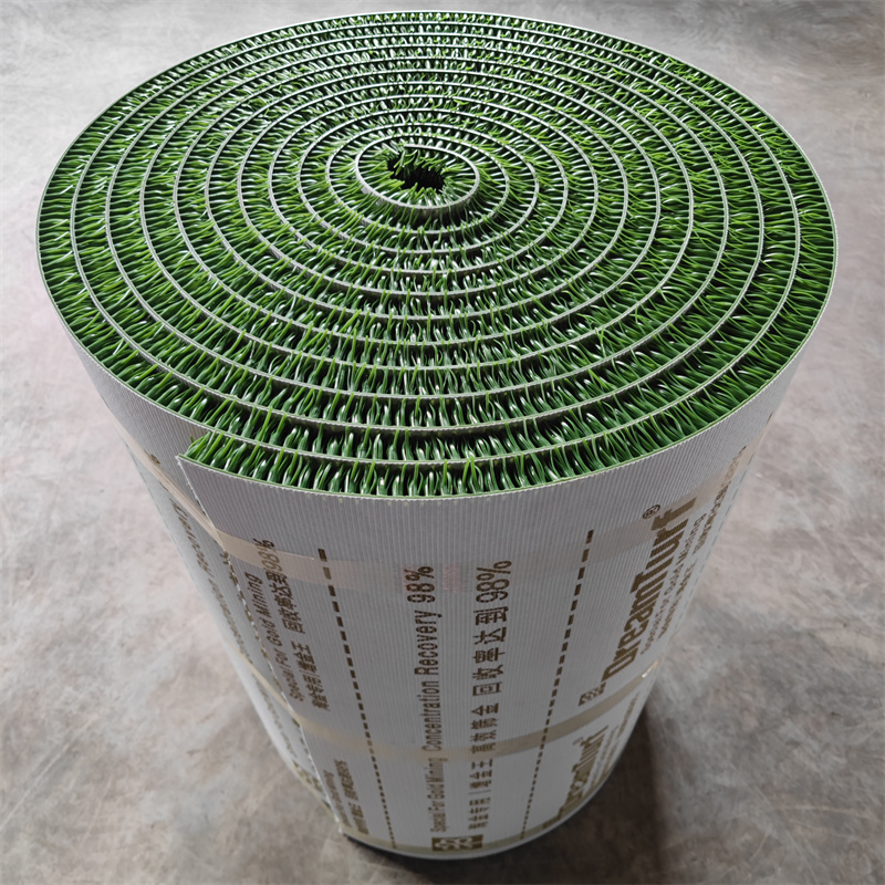 green sluicing mat