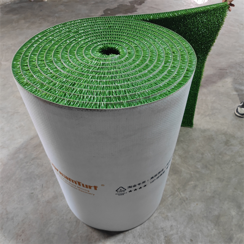 pe gold turf mat plastic polyethylene grass mat dreamturf gold washing plastic grass green carpet green turf for gold mining