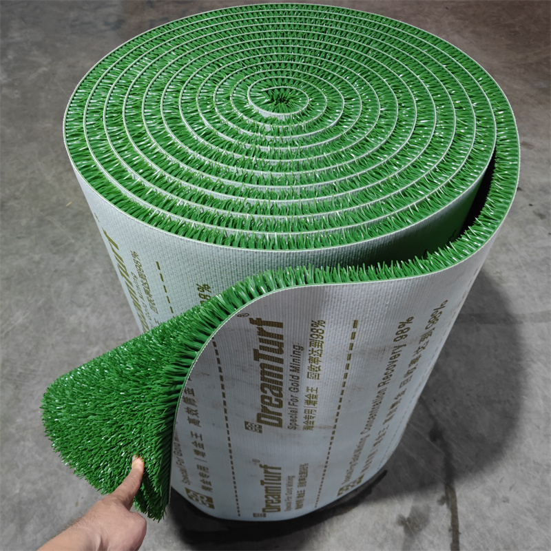 gold concentrator mattress green rubber rug gold mining grass mat Gold washing sluice carpet dream turf plastic gold mining grass