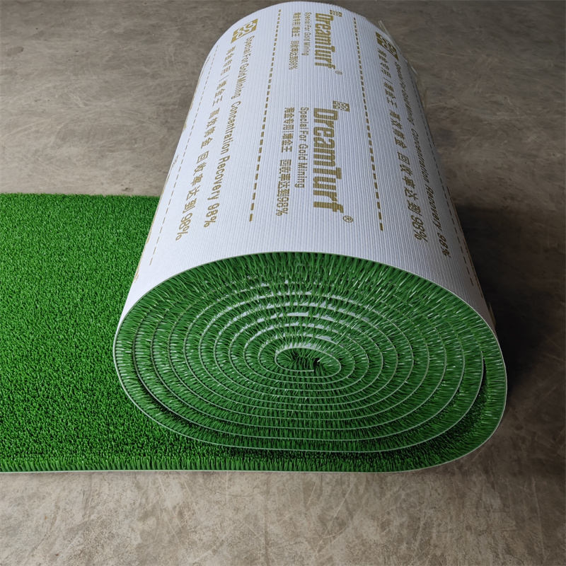 tapete minero tapis de lavage dor tapis caoutchouc or tapis pour exploitation dor moss green carpet Fine gold recovery grass type carpet