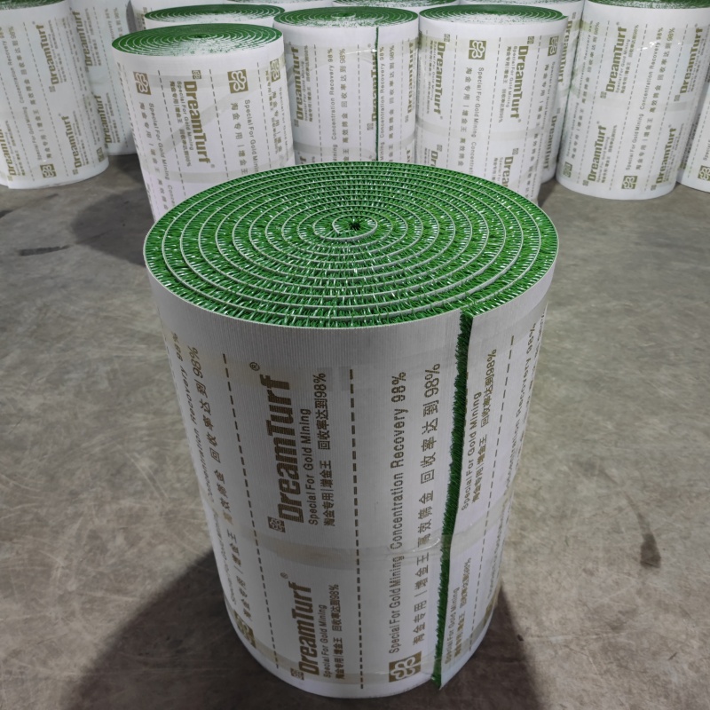 dreamturf artificial blanket moss Gold Panning Mats gold sluice rubber mat gold machine carpet sluice box mat pe polyethylene gold rush mining grass