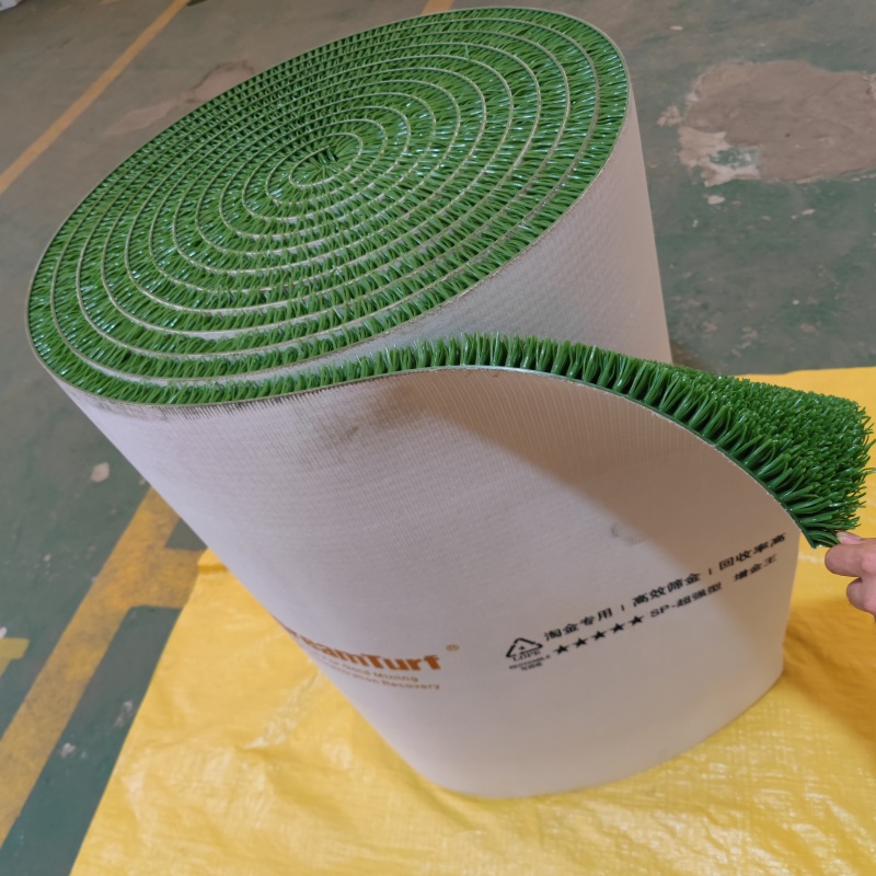 recovery carpet artificial grass mats gold washing carpet Gold washing lawns green rubber matting for gold sheet green rubber matting for gold