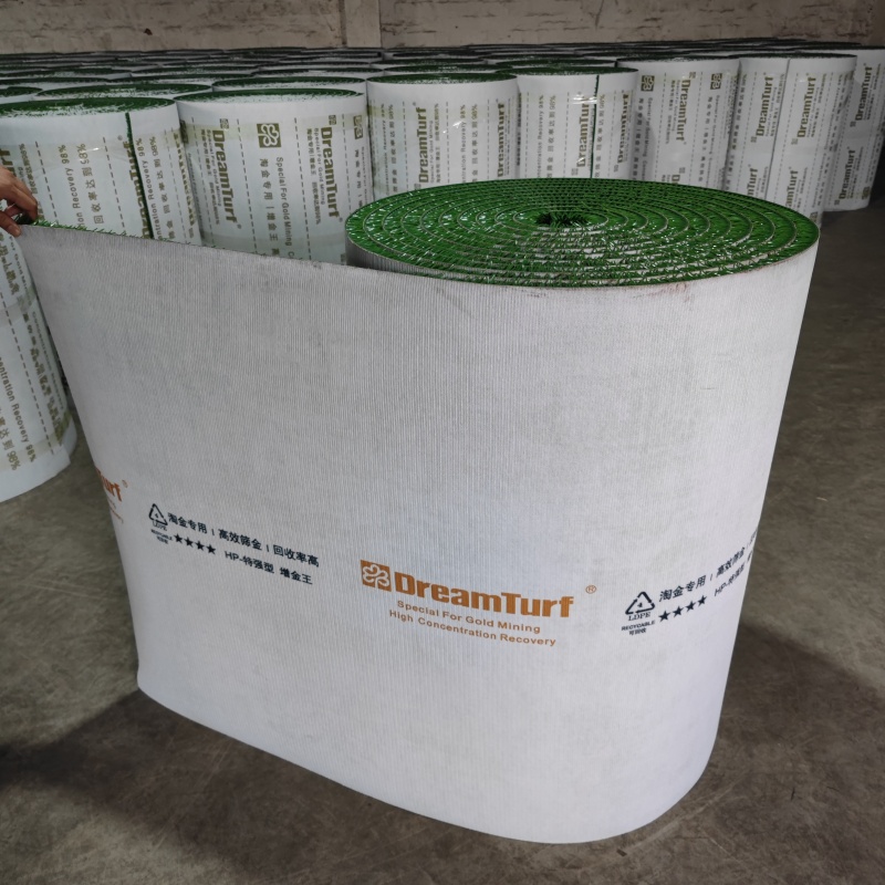 sheet green rubber matting for gold