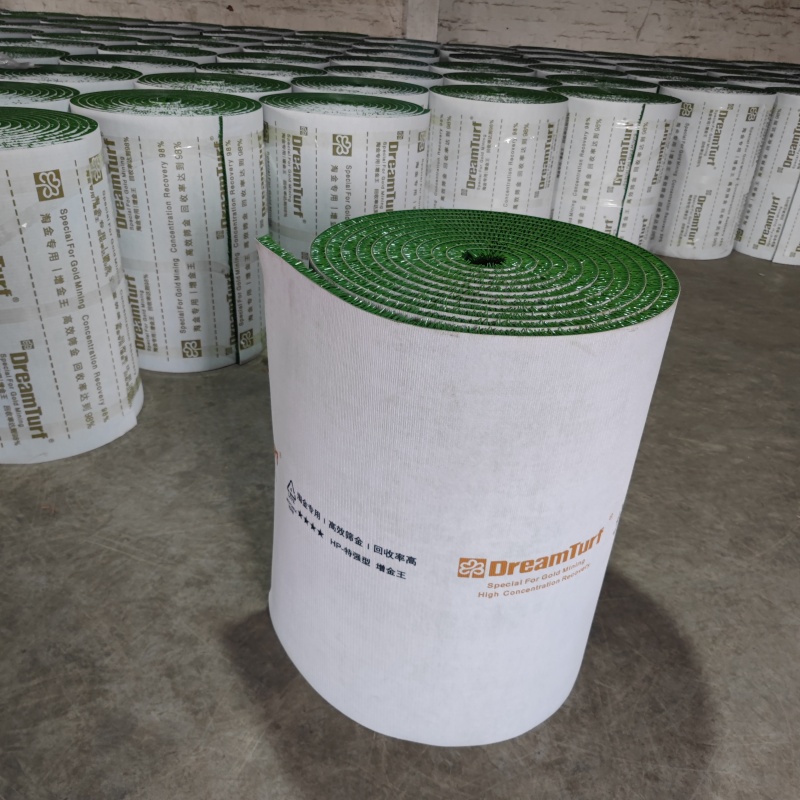 gold sluice box mat gold separating mat green plastic carpet gold dredger mat Dreamturf mining sluice mat Gold mining carpet for fine gold