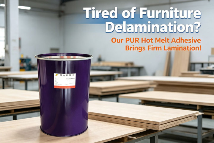 ¿Cansado de que se despeguen los muebles? ¡Nuestro adhesivo termofusible PUR proporciona una laminación firme!