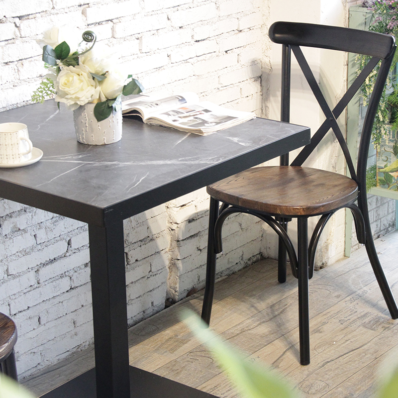 Modern Metal Frame Designer HPL Coffee Table