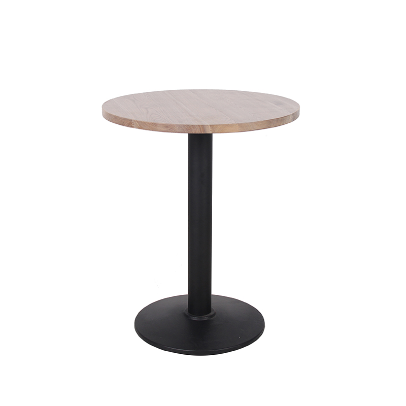 Modern Round Wood Table Top For Cafe Restaurant Bistro Dining Table