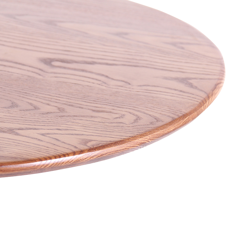 Modern Round Wood Table Top For Cafe Restaurant Bistro Dining Table