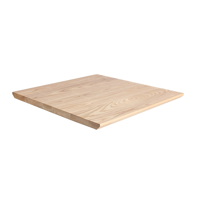 Square Coffee Fireproof Restaurant Dinning Wood Slab Table Top