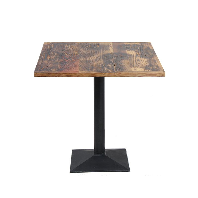 Coffee Shop Burnt Wood Table Top Retro Replacement Restaurant Table Top