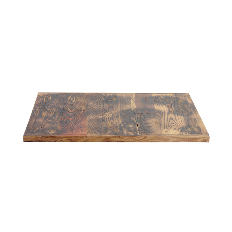 Coffee Shop Burnt Wood Table Top Retro Replacement Restaurant Table Top