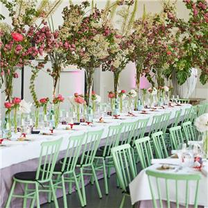 Sedia Windsor per feste di matrimonio per eventi di noleggio colorati