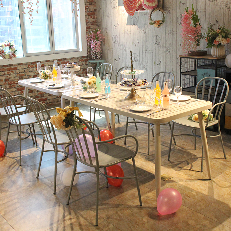 Mesa de fiesta de muebles para banquetes de alquiler de eventos de boda personalizados