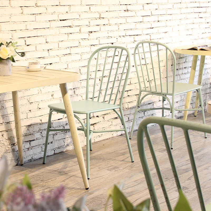 Aluminum Patio Outdoor Garden Restaurant Bistro Coffee Chair