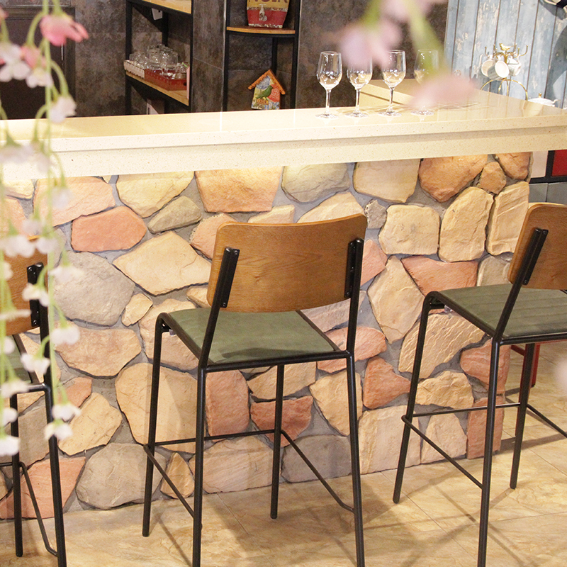 Modern Designer Luxury Bar Furniture High-End Leather Bar Chair