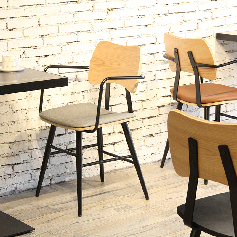 Ευρωπαϊκό δημοφιλές πολυτελές εστιατόριο Καφετέρια Επικαλυμμένη καρέκλα τραπεζαρίας