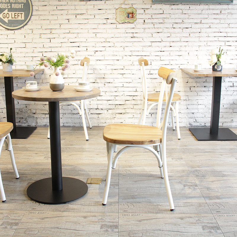 Китай Французский винтажный ресторан-бистро кафе сиденья из массива дерева Штакабле обедая стул, производитель