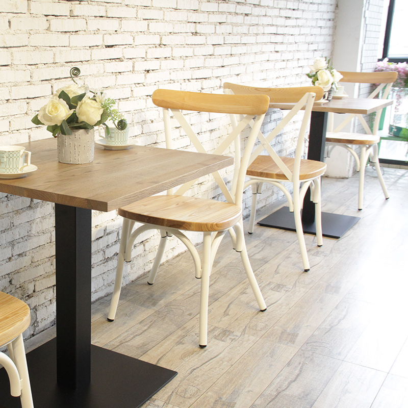 Китай Французский винтажный ресторан-бистро кафе сиденья из массива дерева Штакабле обедая стул, производитель