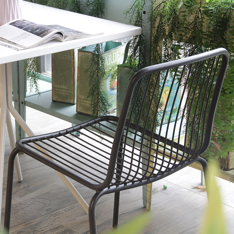 Outdoor Mesh Leisure Stacking Lucy Metal Wire Chair