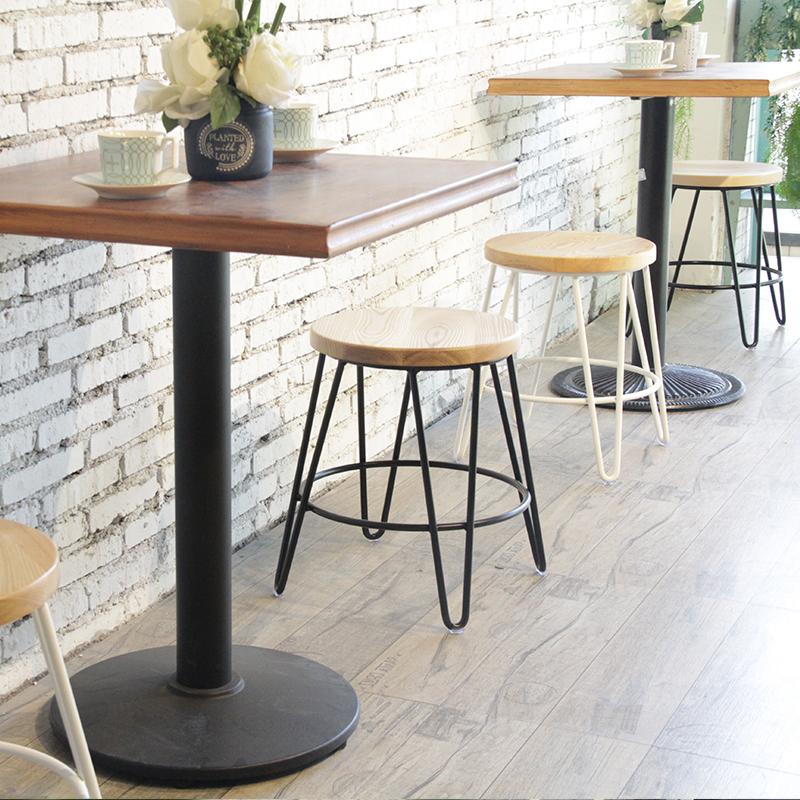 Breakfast Height Footrest Leisure Home Cafe Bistro Counter Bar Stool