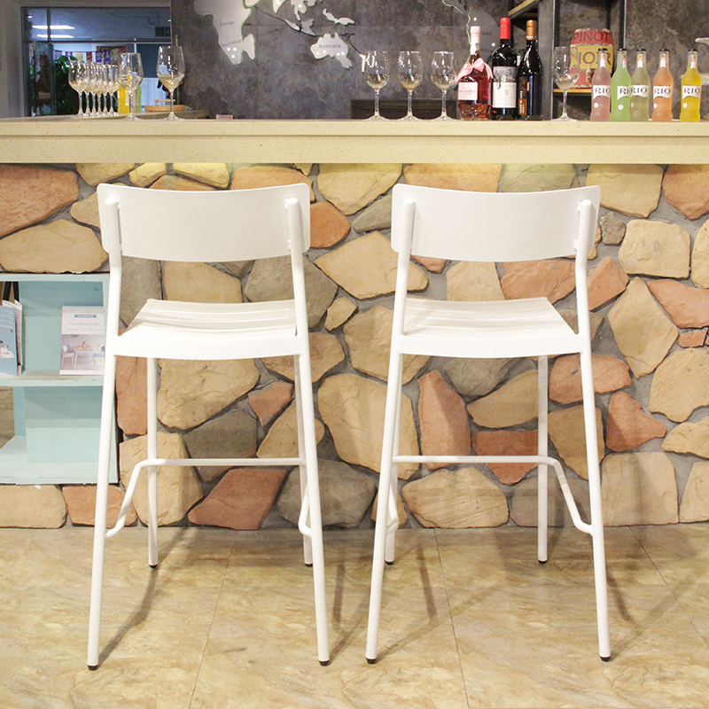 Industrial Stackable Restaurant Cafe Bar Indoor Outdoor Garden Chair Set