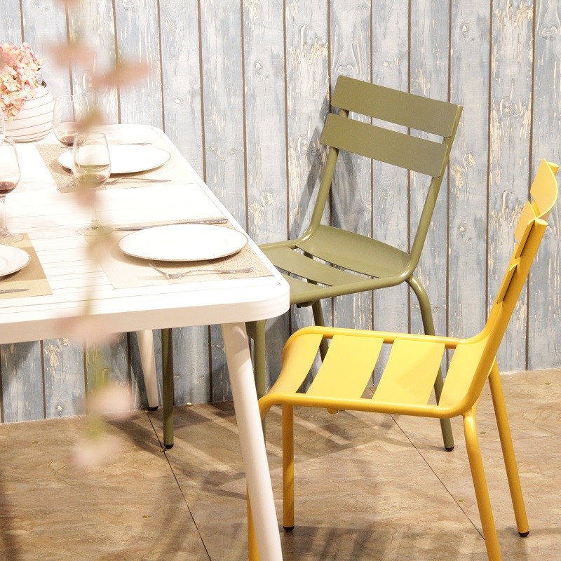 Στοιβαζόμενη Εστιατόριο Cafe Εξωτερική τραπεζαρία Luxembourg Senat Πλαϊνή καρέκλα