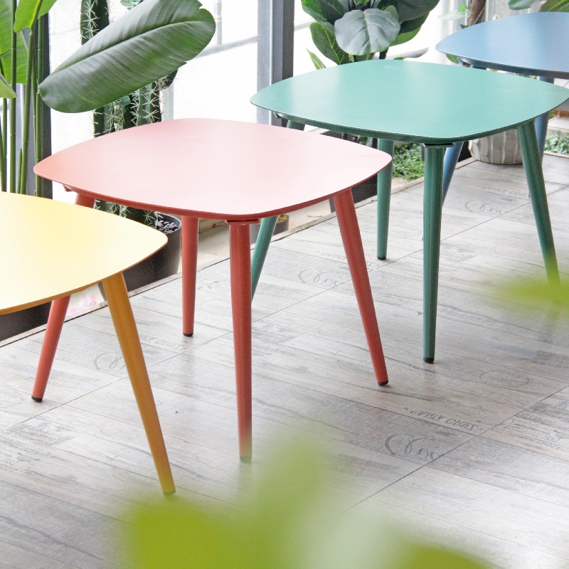 El uso al aire libre o interior de aluminio modifica la mesa de centro pequeña redonda moderna para requisitos particulares