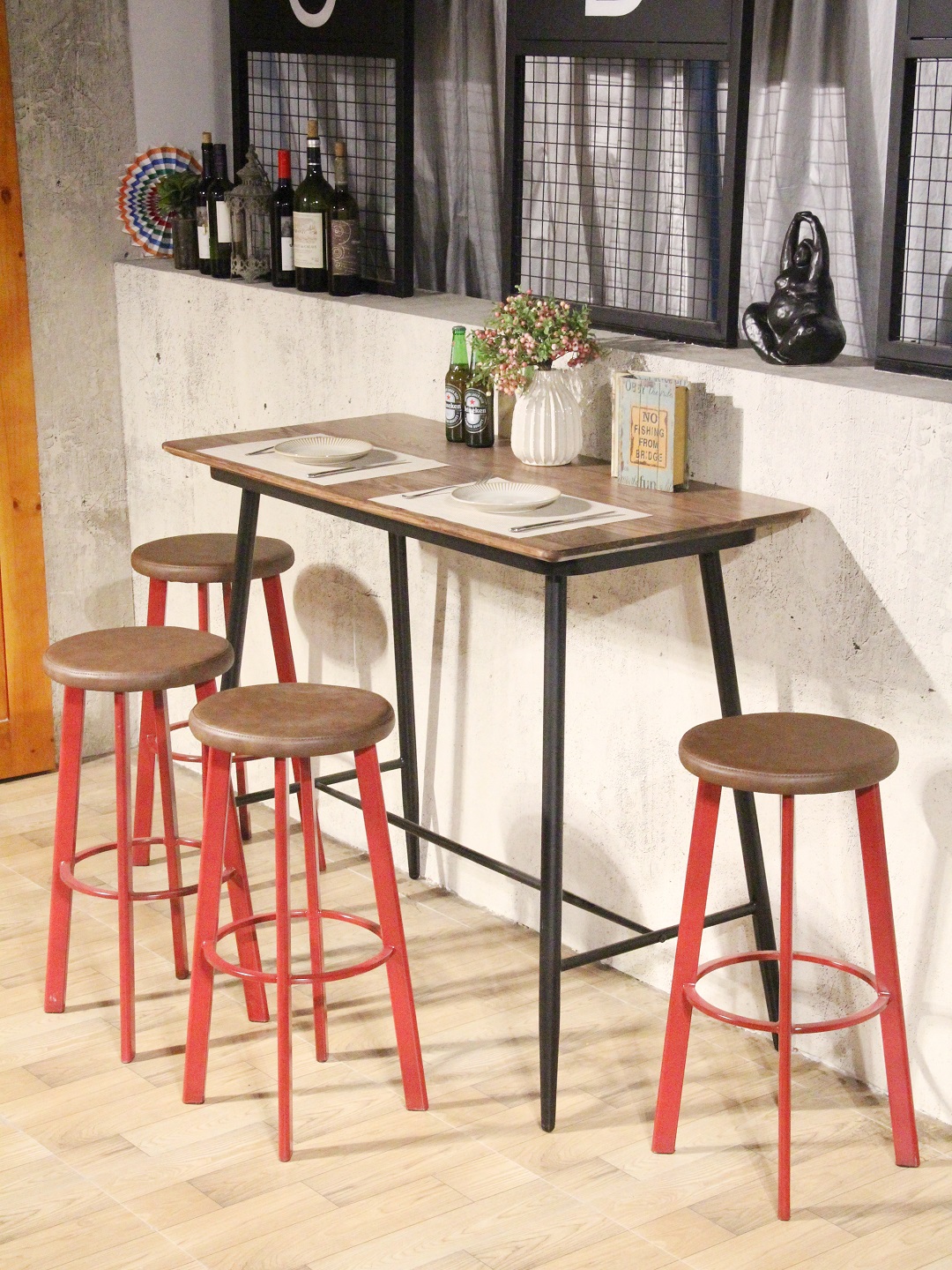 CDG Industrial Style Vintage Stools