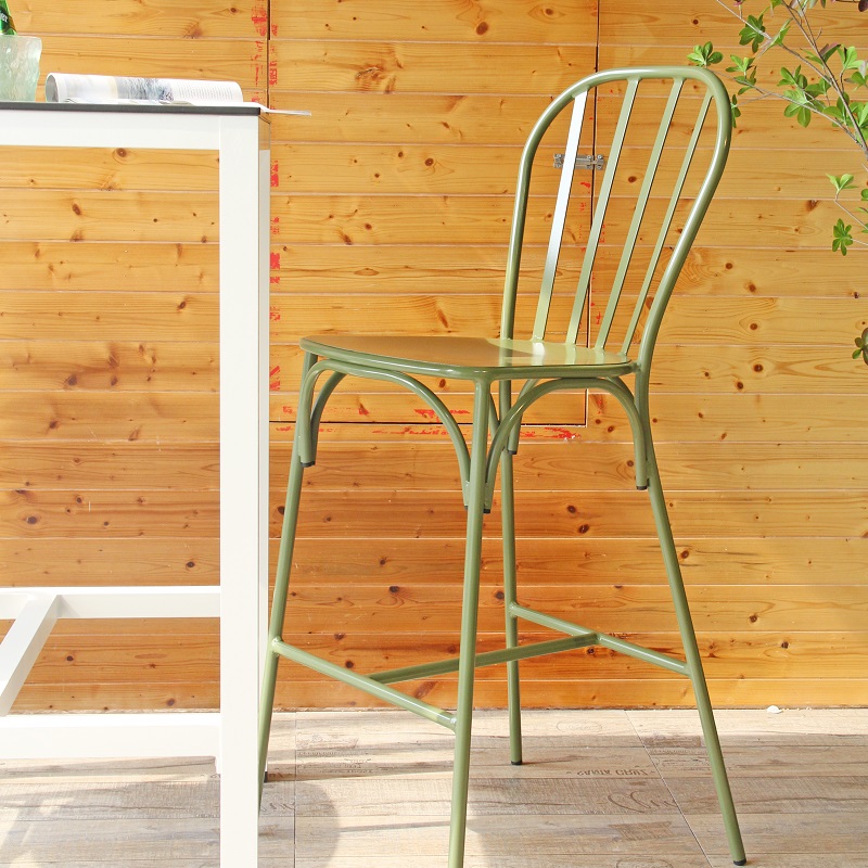 New Design Customized Aluminum Outdoor Indoor 75cm Hotel Bar Chair