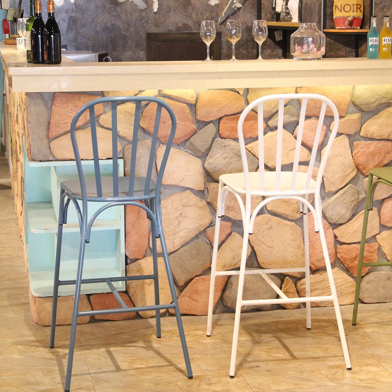New Design Customized Aluminum Outdoor Indoor 75cm Hotel Bar Chair