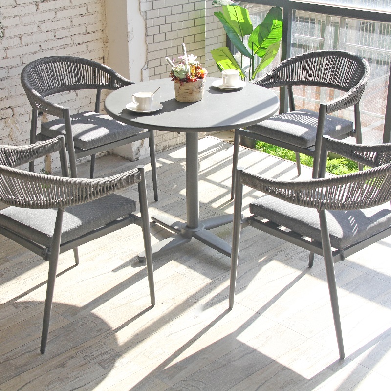Outdoor Patio Waterproof Rattan Furniture Chair And Table Set