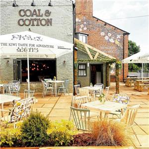Silla de jardín Windsor Silla de aluminio para exteriores Mesa de bar en Reino Unido Carbón y algodón