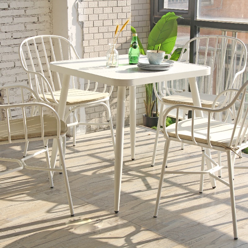 Aluminum Light Outdoor Waterproof Bistro Furniture Garden Chair