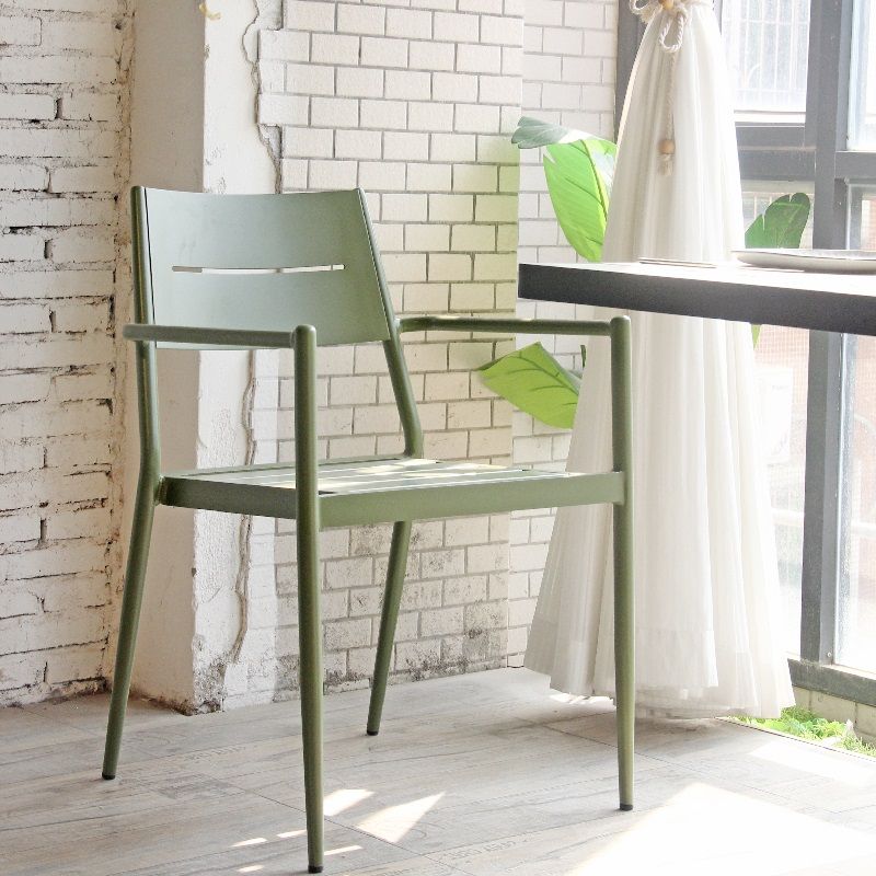 Fashion Design Weather Resistant Outdoor Patio Terrace Aluminum Furniture Armchair