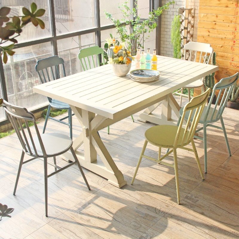 Китай Металлический стол и стул Кафе На открытом воздухе Обеденный набор Бистро Садовая мебель, производитель