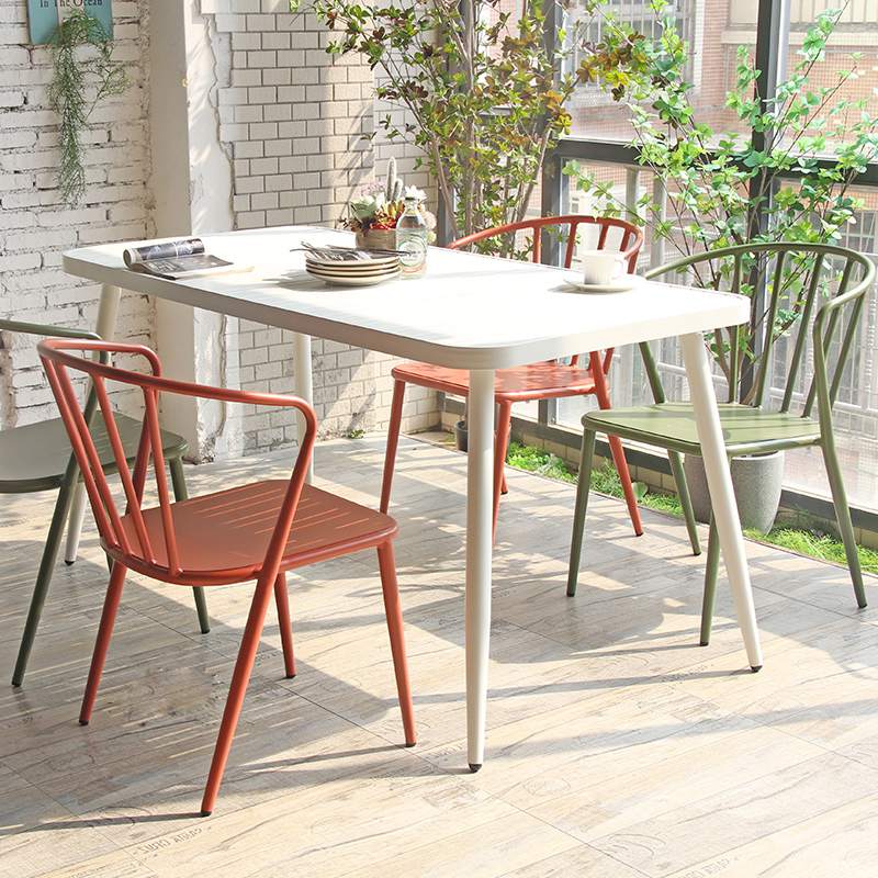 Commercial Oem European Style Patio Villa Garden Rustproof Dining Chair