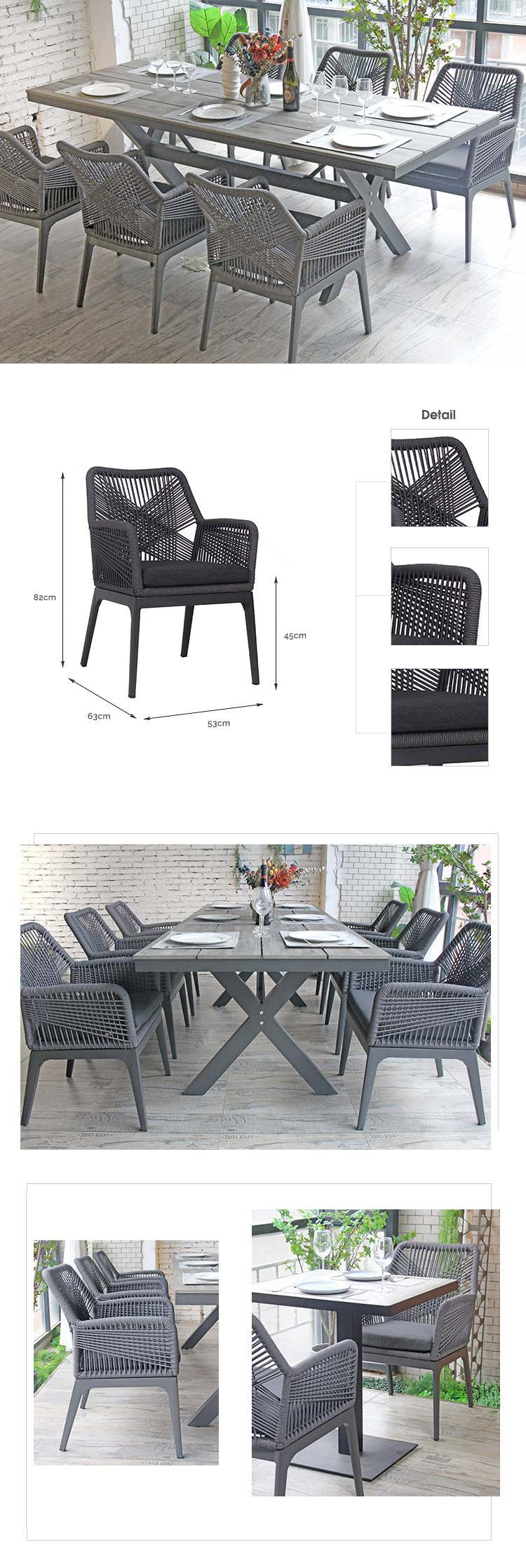 Patio Lounge Dining Chair