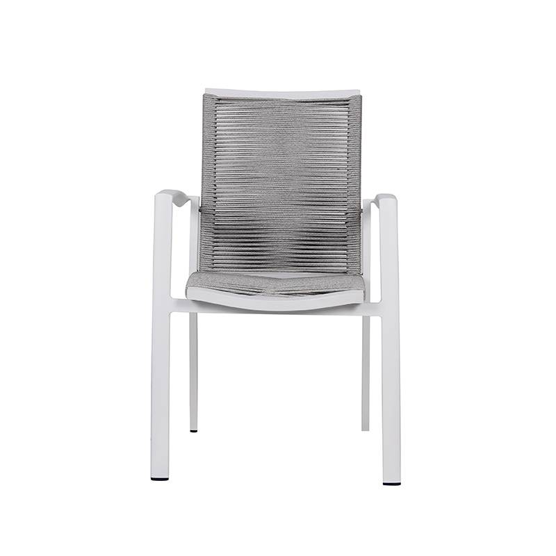 Olifen Rope Armchair Hotel Restaurant Stackable Outdoor Rope Woven Chair