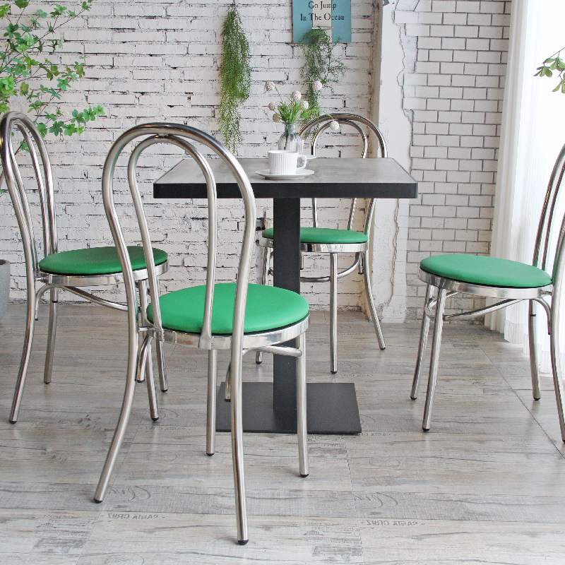 Китай Прокат стульев для кафе в Вене, штабелируемый стул Тонет из нержавеющей стали, производитель