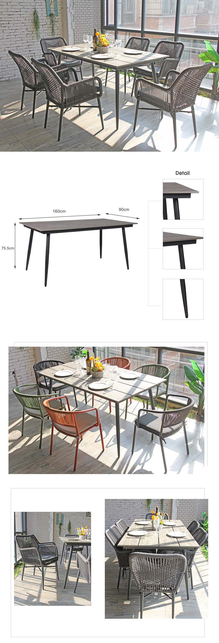 Garden Aluminum Table