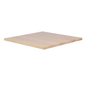 Dessus de table en bois massif de frêne café bistro OEM petit plateau de table en bois massif carré
