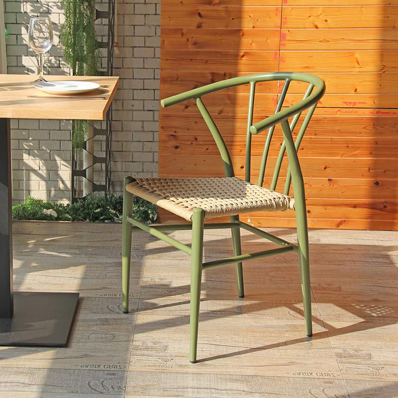 Rotan Wishbone Chair Beroemd klassiek design Rieten stoel met Y-rugleuning